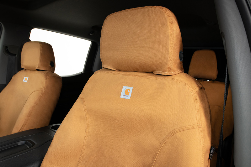 Covercraft 1997-02 Jeep Wrangler Carhartt SeatSaver Custom Front Row Seat Covers - Brown