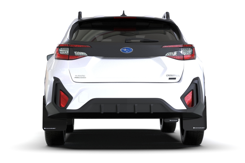Rally Armor 24-25 Subaru Crosstrek Black UR Mud Flap Grey Logo