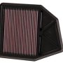 K&N 08 Honda Accord 2.4L-L4 Drop In Air Filter