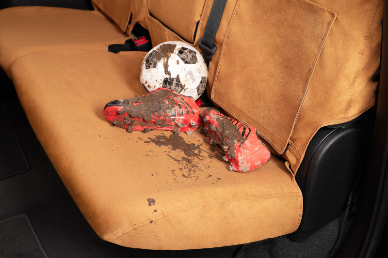 Covercraft 1997-02 Jeep Wrangler Carhartt SeatSaver Custom Front Row Seat Covers - Brown