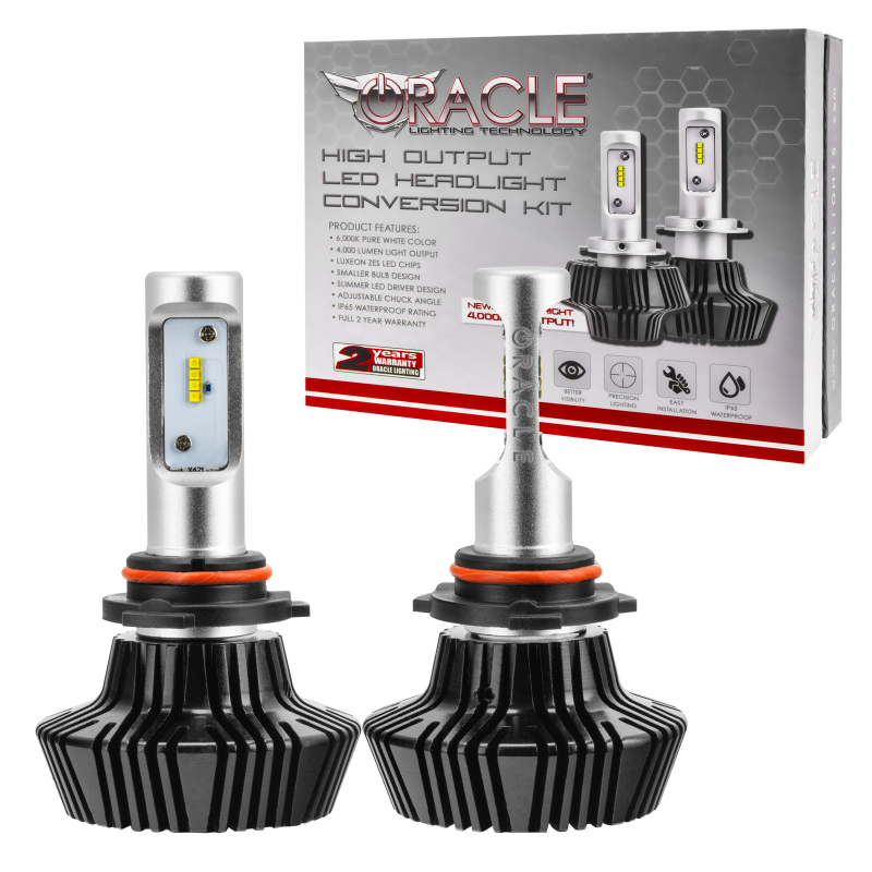 Oracle 9006 4000 Lumen LED Headlight Bulbs (Pair) – 6000K