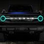Oracle 21-22 Ford Bronco Headlight Halo Kit w/DRL Bar - Base Headlights -w/2.0 Cntrl