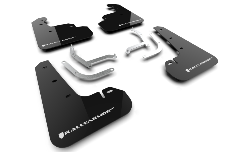 Rally Armor 24-25 Subaru Impreza Black UR Mud Flap w/ White Logo