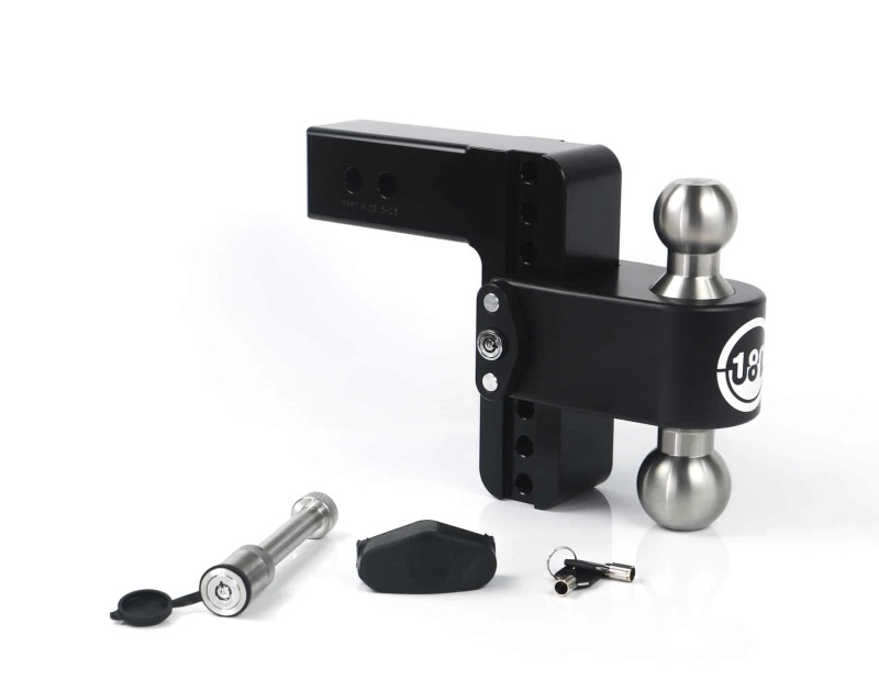 Weigh Safe 180 Hitch 6in Drop Hitch & 2.5in Shank (10K/18.5K GTWR) w/WS05 – Black Cerakote