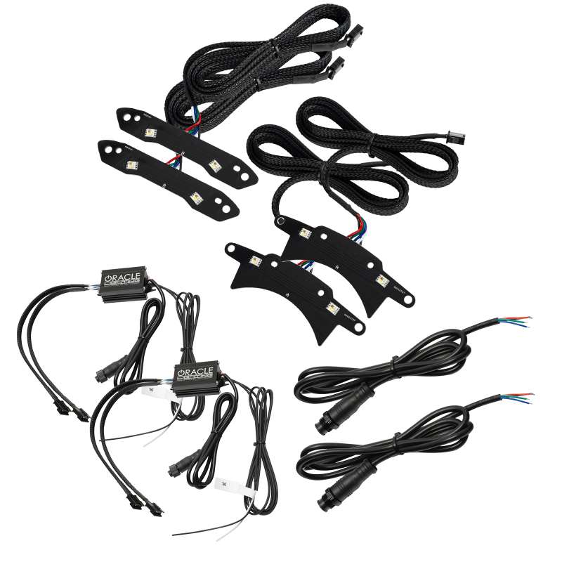 Oracle 15-21 Dodge Challenger RGB+W Headlight DRL Upgrade Kit – ColorSHIFT+W