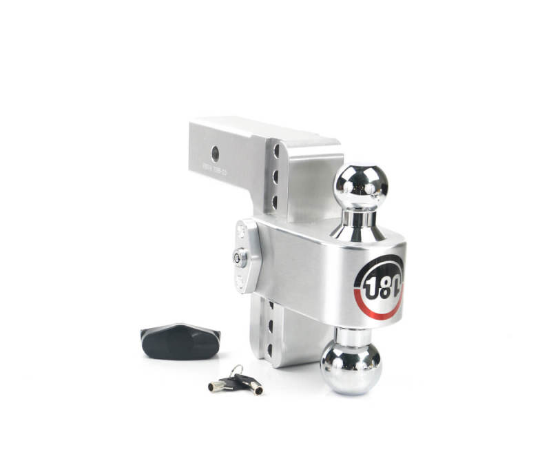 Weigh Safe 180 Hitch 6in Drop Hitch & 2.5in Shank (10K/18.5K GTWR) – Aluminum