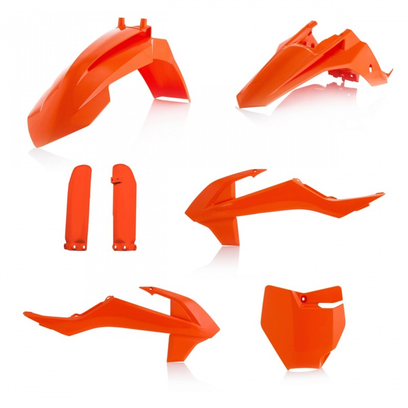 Acerbis 19+ KTM SX65/ 21-23 GasGas MC65( No Air Box/Covers) Full Plastic Kit – 16 Orange