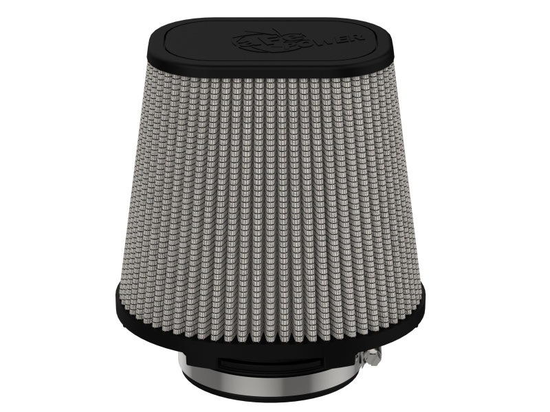 aFe Magnum FLOW Pro DRY S Air Filter 4in F (7-3/4×6-1/2)in B (5-3/4×3-3/4)in T x 7in H