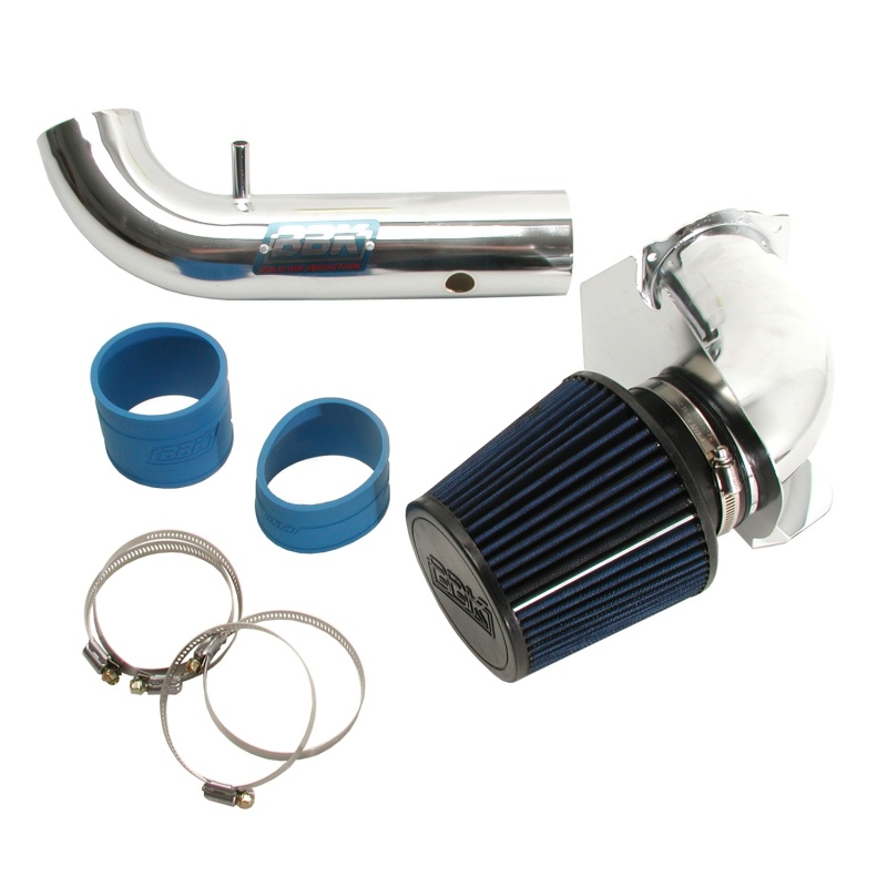 BBK 94-98 Mustang 3.8 V6 Cold Air Intake Kit – Chrome Finish