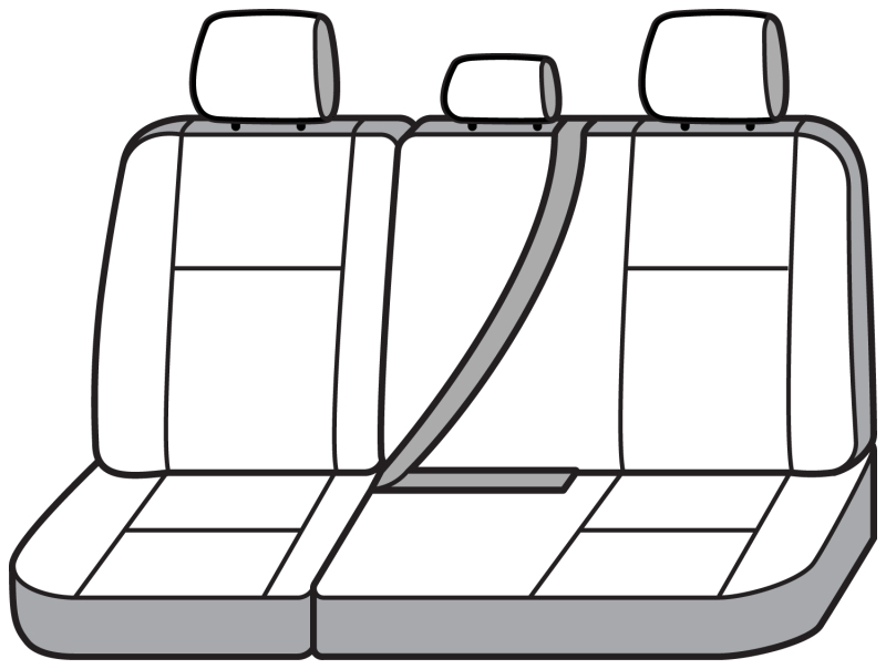 Covercraft 19-24 Ford F-150 Carhartt SeatSaver Custom Second Row Seat Covers - Gravel