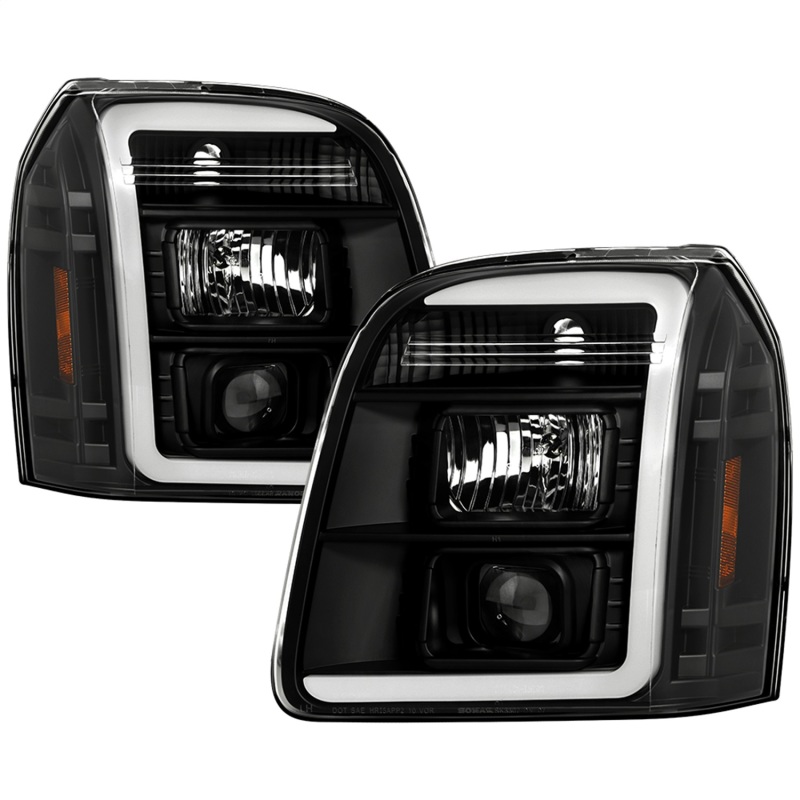 Spyder GMC Yukon 07-14/Denali 07-14 /XL 07-14 V2 Projector Headlights – Black PRO-YD-GY07V2SI-BK