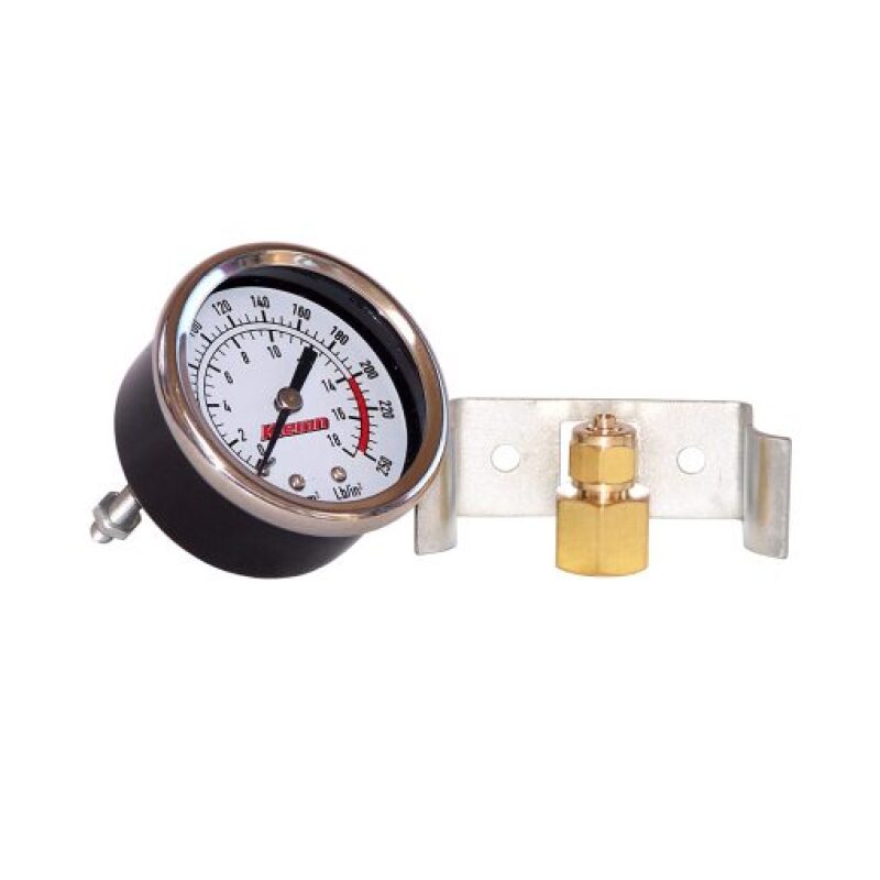 Kleinn Dash Mount Analog Air Pressure Gauge/ 0-250 PSI – 1/4In M NPT Inlet