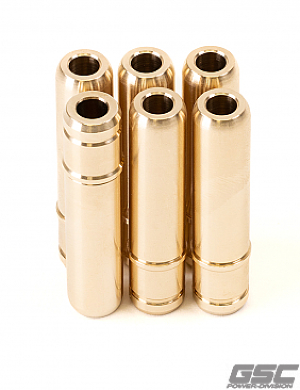 GSC P-D Toyota G16E STD Manganese Bronze Exhaust Valve Guide Stopper Style – Set of 6