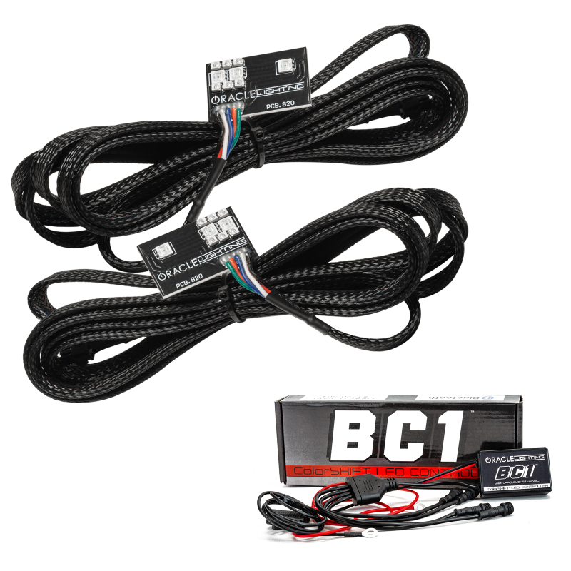 Oracle 20-21 Chevy Corvette C8 RGB+A Headlight DRL  Kit – ColorSHIFT w/ BC1 Controller