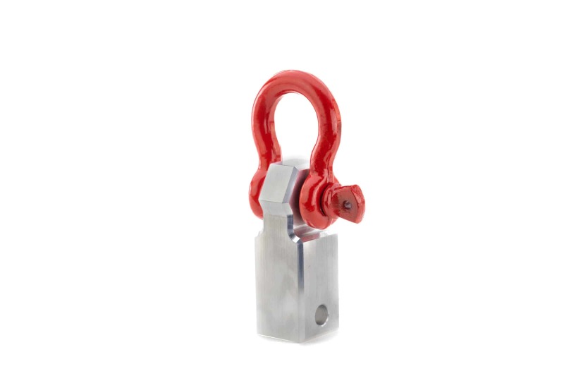 Weigh Safe Towing Recovery – Red Hard Shackle Hitch w/Aluminum Body
