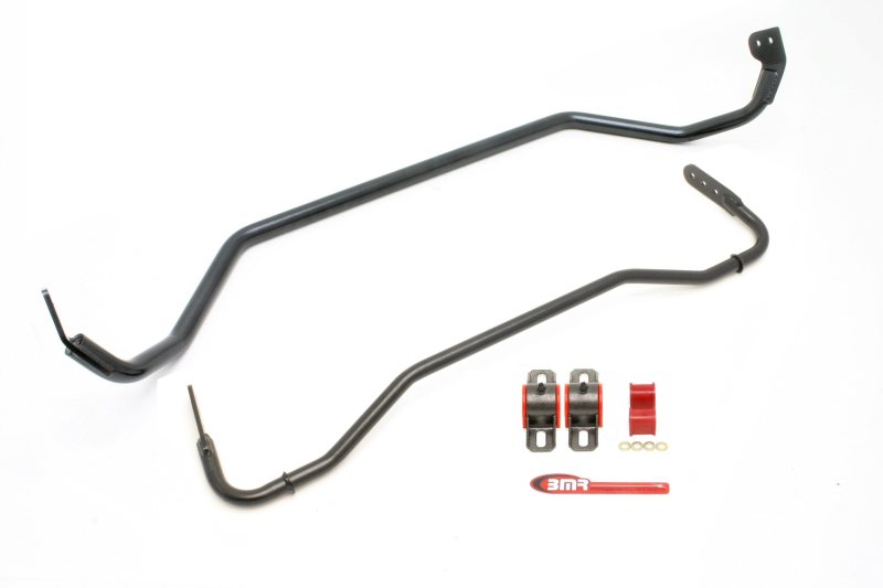 BMR 08-09 Pontiac G8 Front & Rear Sway Bar Kit w/ Bushings – Black Hammertone