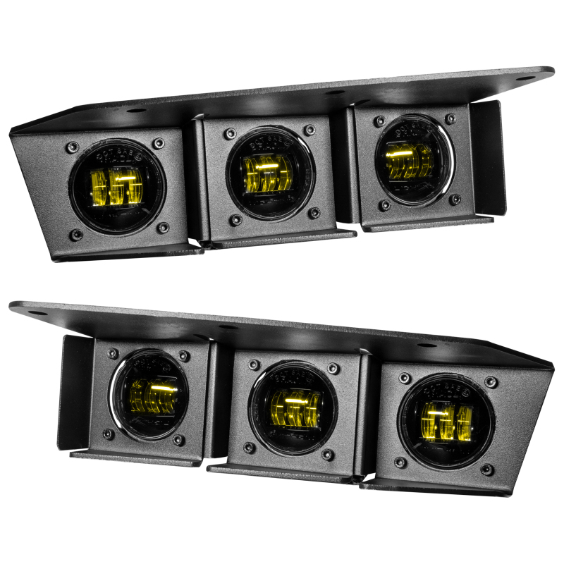 ORACLE Lighting 21-22 Ford Bronco Triple LED Fog Light Kit for Steel Bumper – Yellow