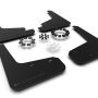 Rally Armor 20-26 Tesla Model Y, Juniper Y Black Mud Flap - Metallic Black Logo