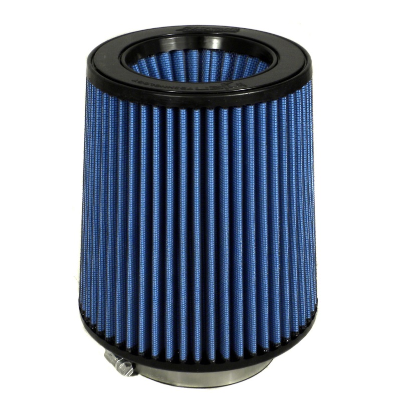 Injen Nanofiber Dry Air Filter – 4in Flange Dia / 6 1/2in Base / 7in Tall / 5 3/8in Top