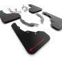 Rally Armor 22-25 Hyundai Santa Cruz Black UR Mud Flap w/Red Logo