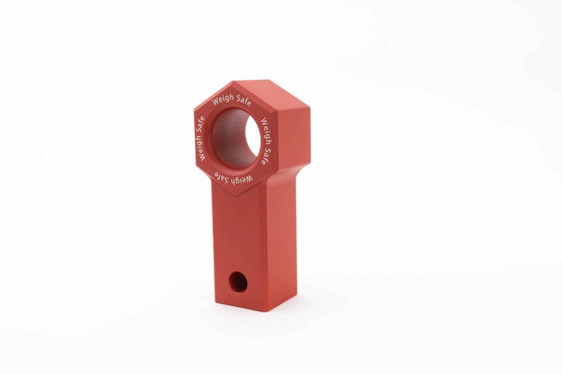 Weigh Safe Towing Recovery – Cerakote Aluminum Soft Shackle Hitch Ring – Red