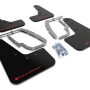 Rally Armor 17-23 Tesla Model 3 Black UR Mud Flap w/Red Logo