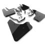 Rally Armor 2025+ Toyota 4Runner Black UR Mud Flap w/ Metallic Black Logo