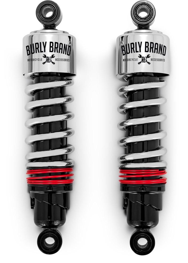 Burly Brand Slammer Plus Shocks 11.5in – Chrome