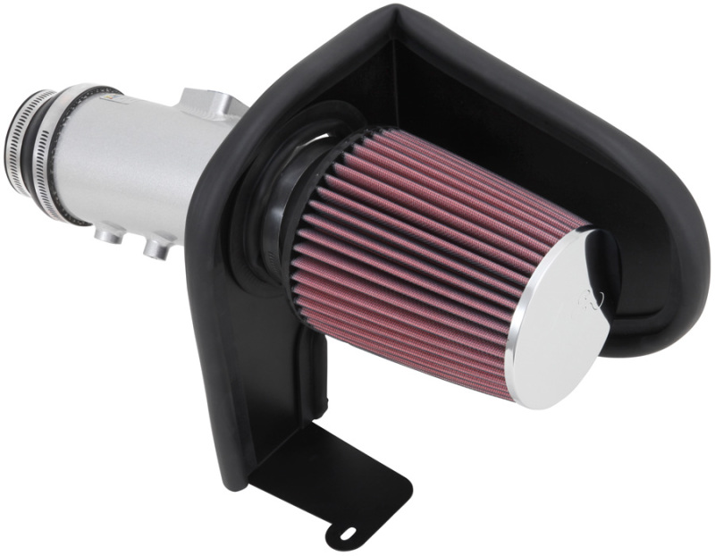 K&N 13-14 Honda Accord 3.5L V6 69 Series Typhoon Air Intake System – Silver Cold Air Intake Kit