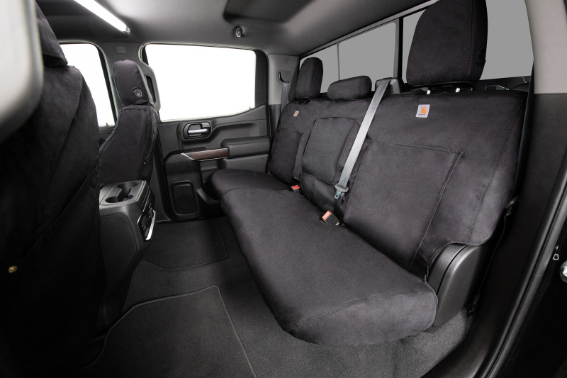 Covercraft 19-24 Dodge Ram 1500 Carhartt Super Dux SeatSaver Custom Second Row Seat Covers - Black