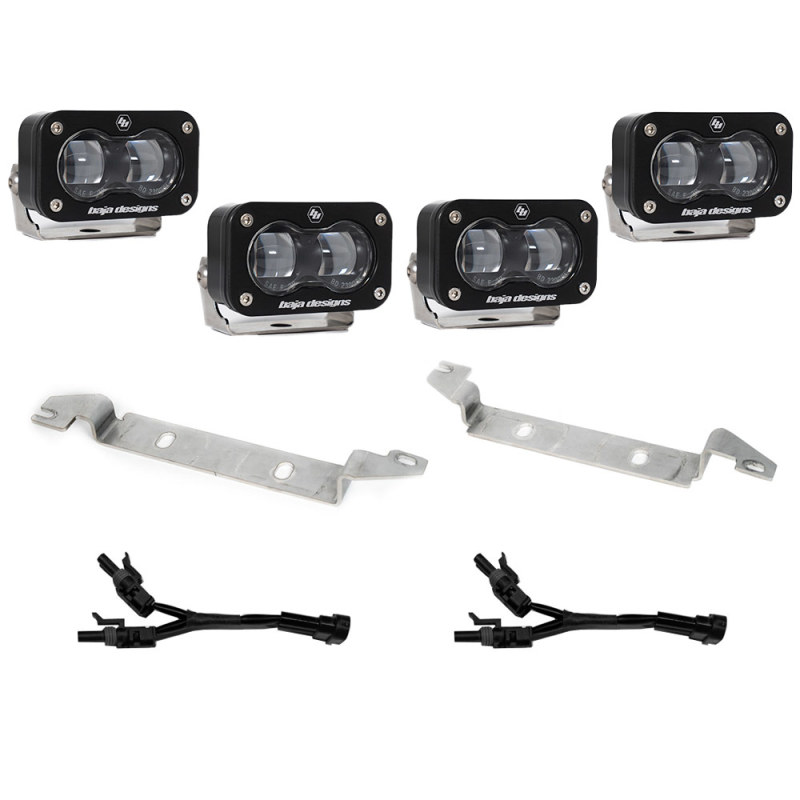 Baja Designs 2022+ Toyota Tundra S2 SAE OEM Fog Light Replacement Kit – Clear