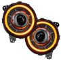 Oracle Jeep JL/Gladiator JT Oculus Bi-LED Projector Headlights - Amber/White Switchback