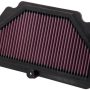 K&N Replacement Air Filter 09-12 Kawasaki ZX6R Ninja 600 / 09-10 ZX6R Ninja Monster Energy 600