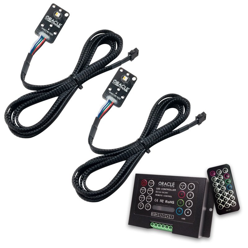 Oracle 20-21 Toyota Supra GR RGB+A Headlight DRL Upgrade Kit – ColorSHIFT 2