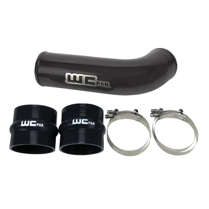 Wehrli 17-19 Chevrolet 6.6L L5P Duramax 4in Intake Pipe (Use w/OEM Air Box) – Gloss Black