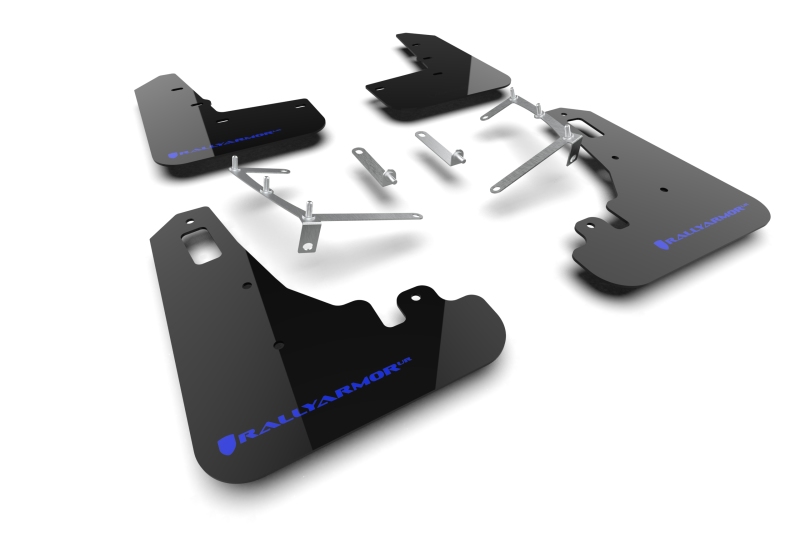 Rally Armor 22-25 Subaru BRZ / Toyota GR86 Black UR Mud Flap w/Blue Logo
