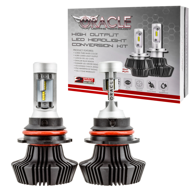 Oracle 9004 4000 Lumen LED Headlight Bulbs (Pair) – 6000K