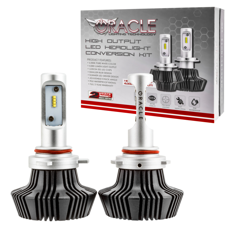Oracle 9012 4000 Lumen LED Headlight Bulbs (Pair) – 6000K