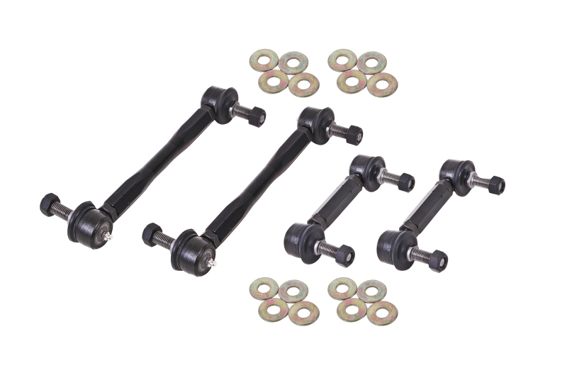 BMR 15-17 S550 Mustang Front and Rear Sway Bar End Link Kit – Black