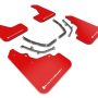 Rally Armor 19-25 Mazda3 Hatchback Red UR Mud Flap w/White Logo