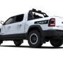 Rally Armor 21-25 Dodge Ram 1500 TRX Black UR Mud Flap - White Logo