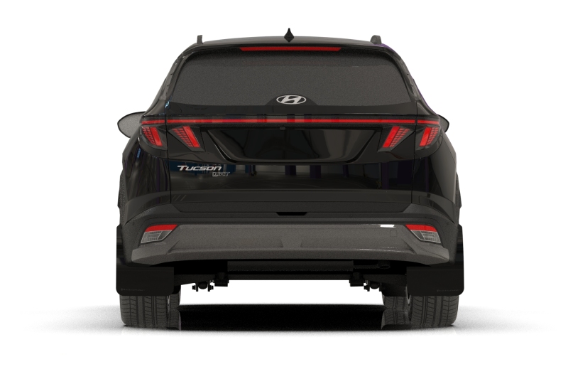 Rally Armor 2025 Hyundai Tucson ICE XRT Black UR Mud Flap – Metallic Black Logo
