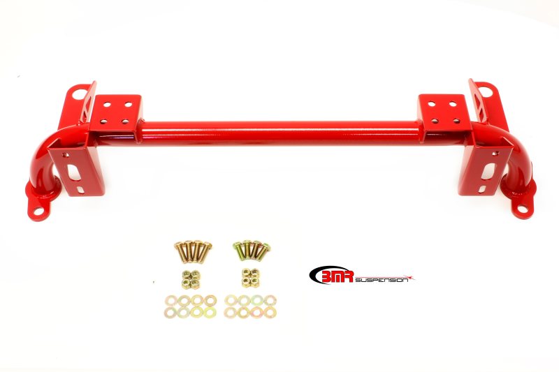 BMR 05-14 S197 Mustang Radiator Support w/ Sway Bar Mount – Red
