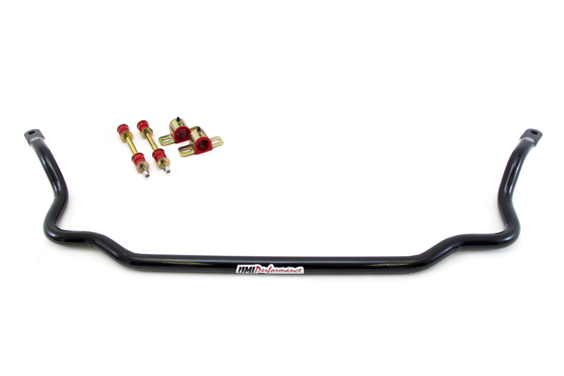UMI Performance 64-72 GM A-Body 1-1/4in Solid Front Sway Bar – Black