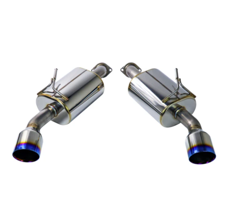 REMARK 14+ Infiniti Q50 Axleback Exhaust w/Mufflers – Burnt Double Wall Tip