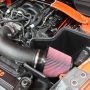 JLT 15-19 Ford Mustang GT350/GT350R Black Textured Cold Air Intake Kit w/Red Filter - Tune Req