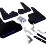 Rally Armor 12-16 Subaru Impreza 4D/5D Black UR Mud Flap w/Blue Logo