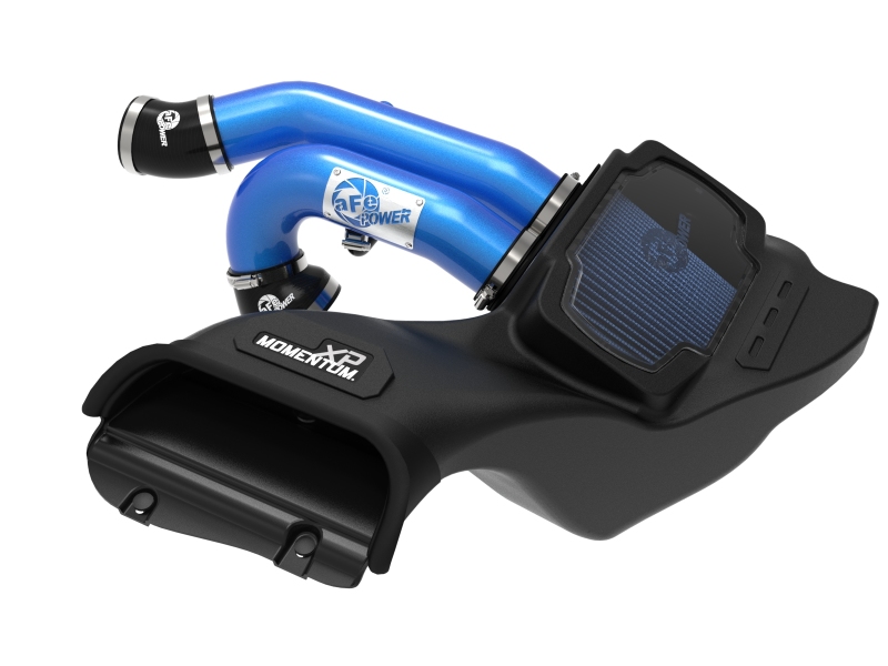 aFe 21-22 Ford F-150 Raptor V6-3.5L(tt) Momentum XP Cold Air Intake System – Blue w/ Pro 5R Filter