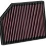 K&N 16-17 Volvo V90 II L4-2.0L DSL Drop In Replacement Air Filter