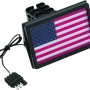 Kuryakyn Freedom Flag LED Hitch Cover Black